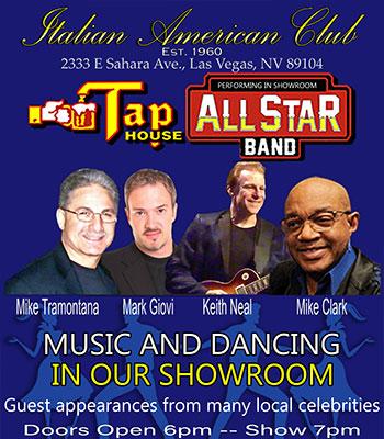 TAPHOUSE ALL STAR BAND - Sunday, May 17 - $15 Image