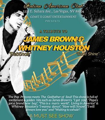 James Brown/Whitney Houston Fri-Sep. 27 - $45 Image