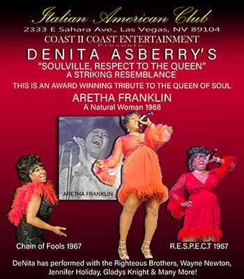 DENITA ASBERRY Sun - Oct 27 - Doors 7pm - $45 Image