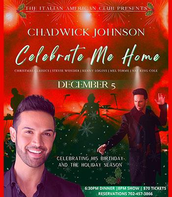 CHADWICK Johnson -Dec 5- Thursday - $70 Image