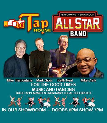 TAPHOUSE ALL STAR BAND - Sunday, February 23 - $15 Image