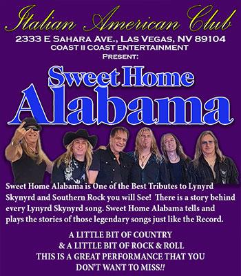 Sweet Home Alabama - Friday, February 27, 2026 $40 Image