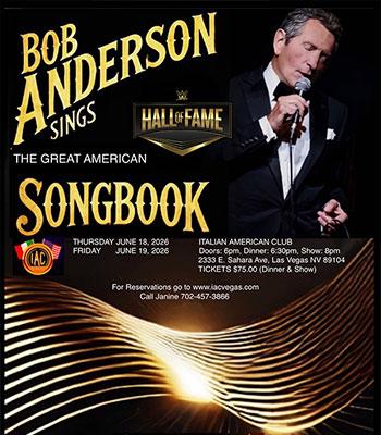 BOB ANDERSON -- Friday, June 19 - $75.00 Image