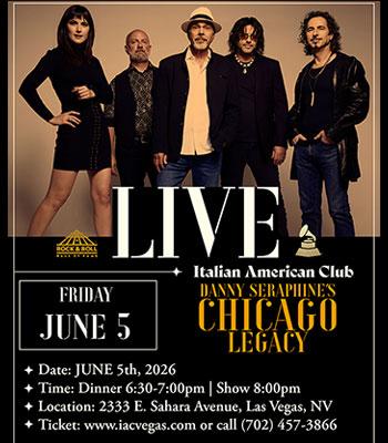 DANNY SERAPHINE CHICAGO LEGACY - June 5 - $70 Image
