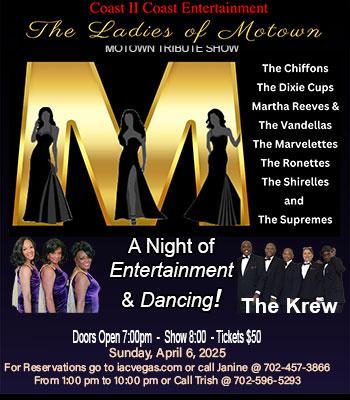 The Ladies of Motown - Sunday, April 6 2025 - $50 Image