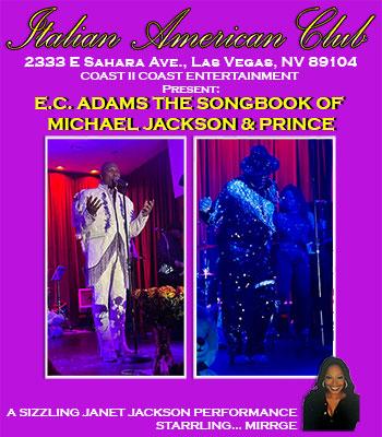 EC ADAMS - Sunday, April 12, Show 8pm -$65 Image